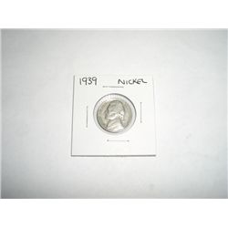 1939 Jefferson Nickel - NICE COIN *PLEASE LOOK AT PICTURE TO DETERMINE GRADE*!!