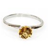 Image 1 : Natural 1.5ctw Citrine .925 Sterling Silver Ring