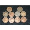 Image 2 : Great Britain One Penny Foreign Coin, various dates & conditions, lot of 10