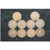Image 1 : Indian Head Penny, various dates & conditions, lot of 10