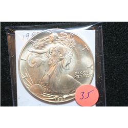 1987 Silver Eagle $1