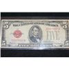 Image 1 : 1928-C United States Note $5, Red Seal, #G23276037A