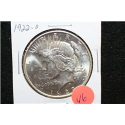 1922-D Peace $1