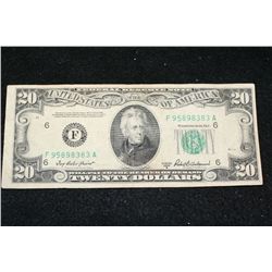 1950-B US Federal Reserve Note $20, Atlanta GA Reserve, #F95898383A