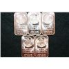 Image 1 : 2012 Copper Ingot, .999 Fine 1 Oz., lot of 5