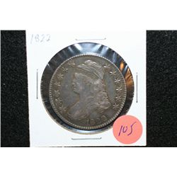 1822 Liberty Bust Half Dollar