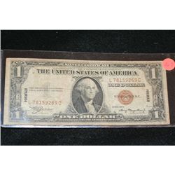 1935-A US Silver Certificate $1, Brown Seal Hawaii Bill, #L78159269C