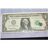 Image 1 : 1999 US Federal Reserve Note $1, Cleveland OH Reserve, #D77781954B; Lucky 7 Note (Seriel Number has 