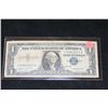 Image 1 : 1957-A US Silver Certificate $1, Blue Seal, # *93823217A; Star Note