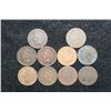 Image 1 : Indian Head Penny, various dates & conditions, lot of 10