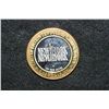 Image 2 : New York New York Limited Edition Two-Tone $10 Gaming Token "Manhattan Express", .999 Fine