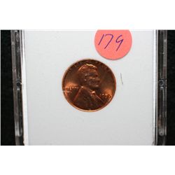 1956 Wheatback Penny, UNC Graded MS67 RD