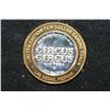 Image 2 : Circus Circus Limited Edition Two-Tone $10 Gaming Token, .999 Fine