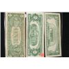 Image 2 : 1957-A US Silver Certificate $1, Blue Seal, # *25596945A (Star Note), 1963 United States Note $5, Re