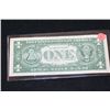 Image 2 : 1957-A US Silver Certificate $1, Blue Seal, # *88227585A (Star Note)