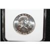 Image 1 : 1955 Ben Franklin Half Dollar, NGC Graded MS65