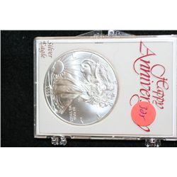 2009 Silver Eagle $1, "Happy Anniversary"