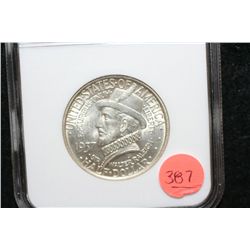 1937 Roanoke Commerative Half Dollar, NGC Graded MS64