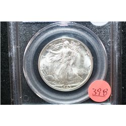 1943-D Walking Liberty Half Dollar, PCGS Graded MS65