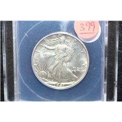 1941-S Walking Liberty Half Dollar, ANACS Graded MS62