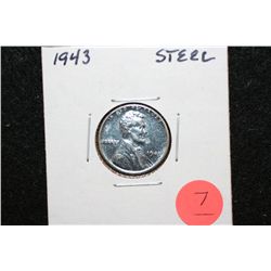 1943 Steel Wheatback Penny