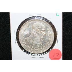 1966 Mexico Un Peso Foreign Coin