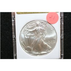 2011 Silver Eagle $1, MCPCG Graded MS70