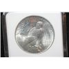 Image 2 : 1923 Peace $1, NGC Graded MS62