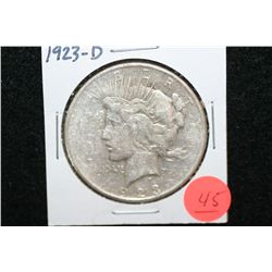 1923-D Peace $1