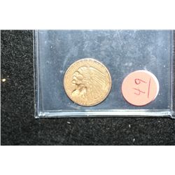 1911 Indian Chief $2 1/2 Gold Coin