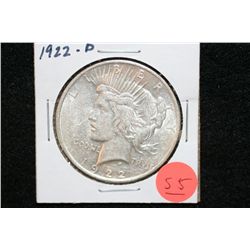 1922-D Peace $1