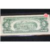 Image 2 : 1963 United States Note $2, Red Seal, #A05983725A