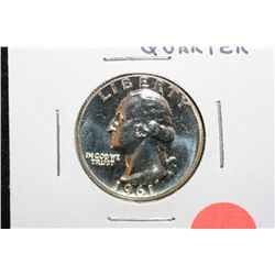 1961 Washington Quarter, Proof