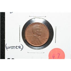 1927-D Wheatback Penny, EF (Luster)