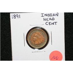 1891 Indian Head Penny