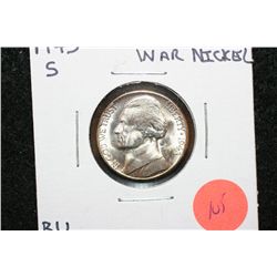 1943-S Jefferson War Nickel, BU