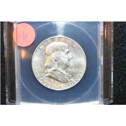 1963-D Ben Franklin Half Dollar, ANACS Graded MS63