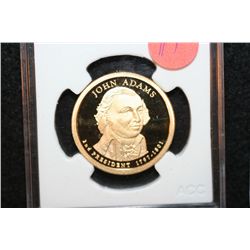 2007-S John Adams $1, ACC Graded PRF70 DCAM