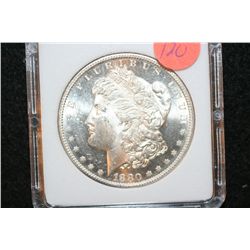 1880-S Silver Morgan $1, MCPCG Graded MS62