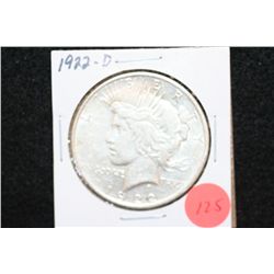 1922-D Peace $1