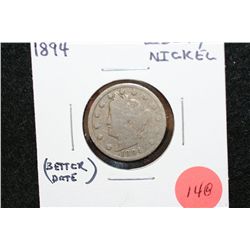 1894 V-Nickel, Better Date