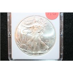 2009 Silver Eagle $1, MCPCG Graded MS70