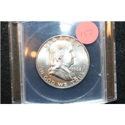1962-D Ben Franklin Half Dollar, ANACS Graded MS64