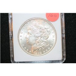 1902-O Silver Morgan $1, MCPCG Graded MS62