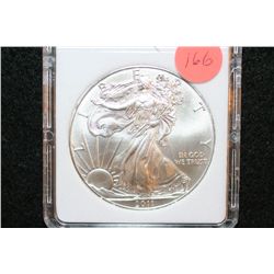 2011 Silver Eagle $1, MCPCG Graded MS70