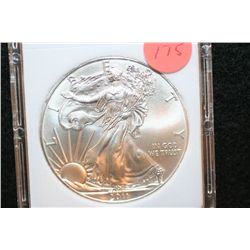 2011 Silver Eagle $1, MCPCG Graded MS70