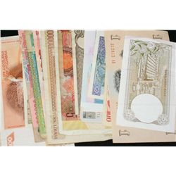 Foreign Bank Note, various dates, conditions & denominations, lot of 25