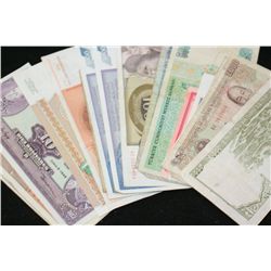 Foreign Bank Note, various dates, conditions & denominations, lot of 25