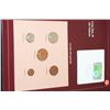Image 1 : State of Qatar; Coin Sets of All Nations W/Stamp dated 1986