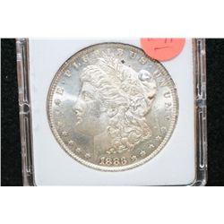 1883-O Silver Morgan $1, MCPCG Graded MS62